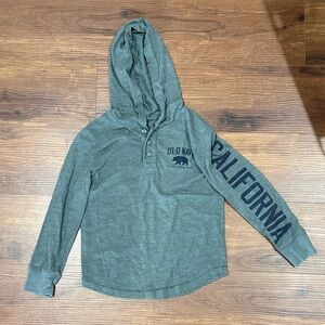 Old Navy Forest Green Kids Hoodie